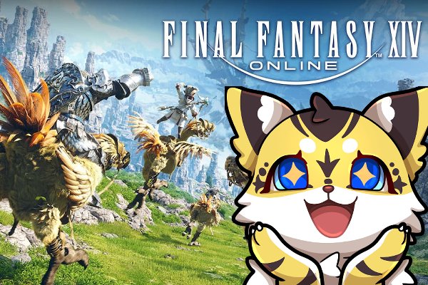 TLily715's tweet image. Stream Time ✨️ 
Doing some story progression today on final fantasy 14 :3 We be vibing 😎 
Links in bio 
#vtuber #twitchstreamer