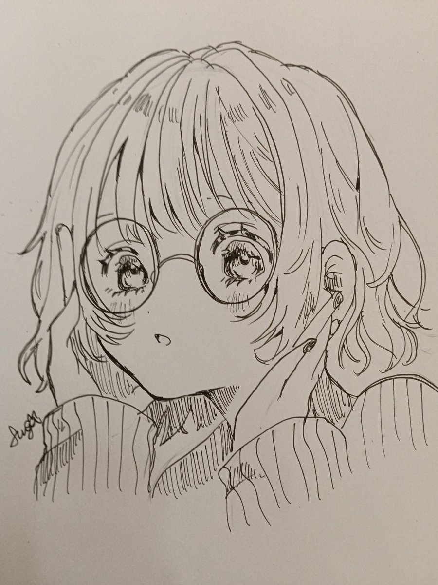 fuuga_0628's tweet photo. 眼鏡の女の子
#絵柄が好みって人にフォローされたいㅤㅤ https://t.co/vibWFitNqV
