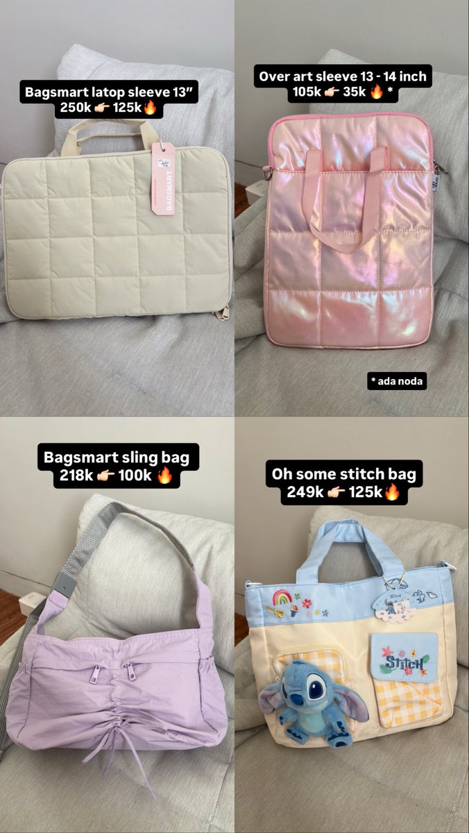 dinarfebra's tweet photo. Preloved Tas Gapernah dipakai
Cuma buat konten review ajaa
Aku jual murah bangeddd
Yg aku tulis harga official 👉🏻 harga jual aku yaa
Link co https://t.co/yDMnVeFEcC

Ada lova , bagsmart, ohsome, twostrap https://t.co/V8vMP5iDD7