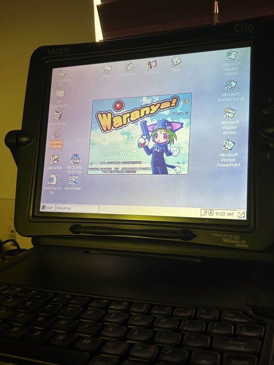 Waranya! for Windows CE by Akinohitoshi / Friedfood (2002)

running on my Vadem Clio