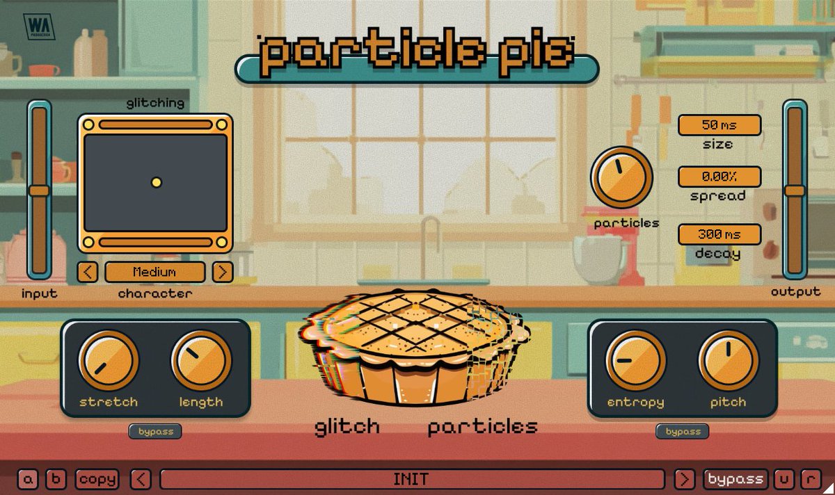 WAProdSound's tweet photo. Introducing Particle Pie, a dual-engine spectral and granular audio processor that transforms sounds into dynamic glitchy textures or subtle evolving timbres with creative precision. 

Link: https://t.co/hW3SRZvw8q https://t.co/XPxGmY4ZAC