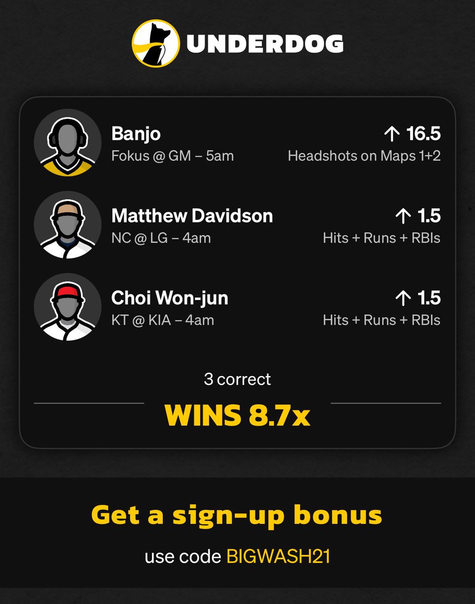 motivated2winn's tweet image. CS x KBO

#esport #kbo #EsportsPicks #esportsbet #Cs