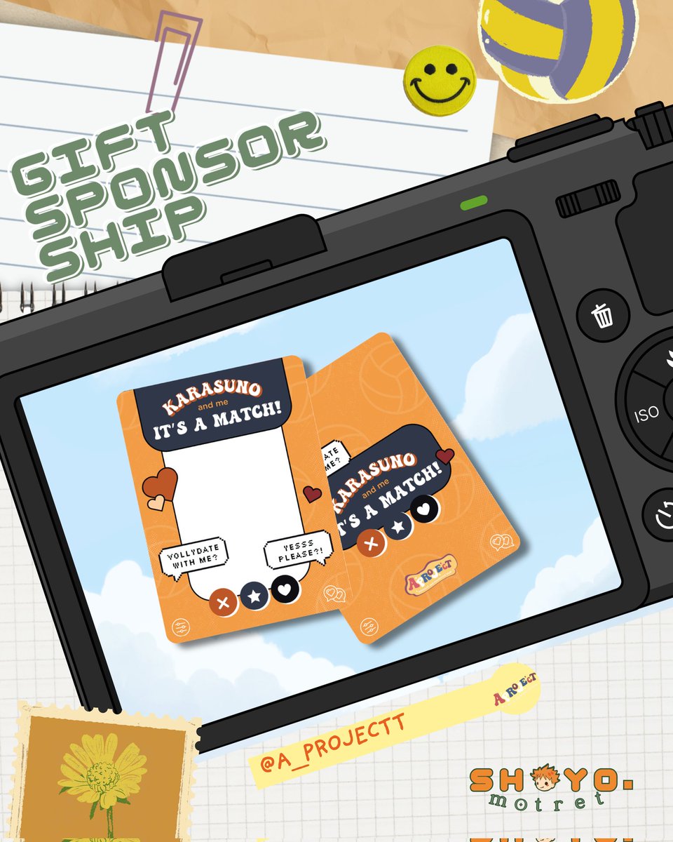 shoyoday's tweet photo. It’s a…. match?! 🍊‼️

Pilih foto terbaik Shoyo dari #SHOYOMOTRET dan pajang dengan Cardholder dari A Project 🫵

Terima kasih banyak @A__projectt sudah turut meriah-riuhkan acara kami 🙌🏻🧡 https://t.co/FjTRzvwldh