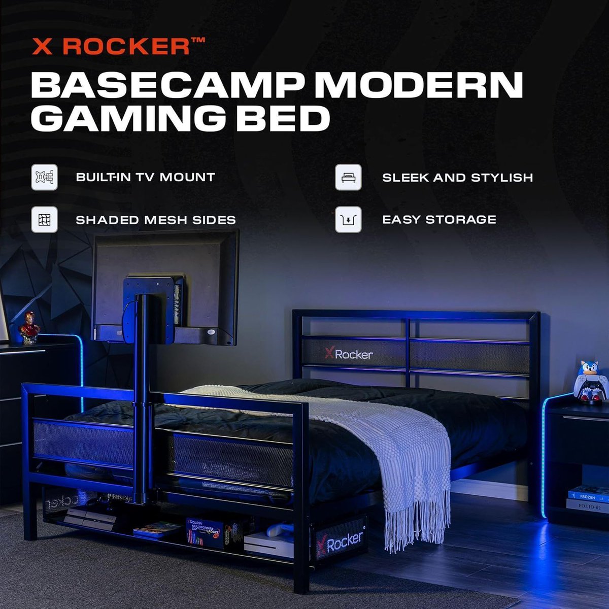 Wario64's tweet image. X Rocker Basecamp Full Size Gaming Bed is $99.99 on Woot buff.ly/Z6Xq8AJ 

part of the Sports Sale Spectacular promo buff.ly/bhGsnqD #ad