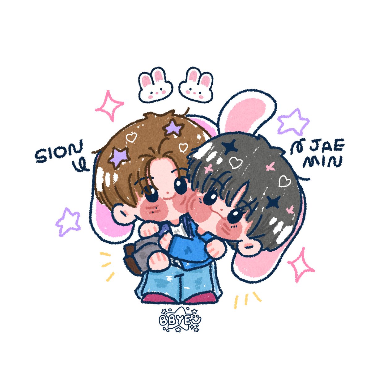 bbyedec's tweet photo. 🐰🐰😁
#JAEMIN #SION 
#NCT_10TH_ANNIVERSARY https://t.co/ywRqUlofWm