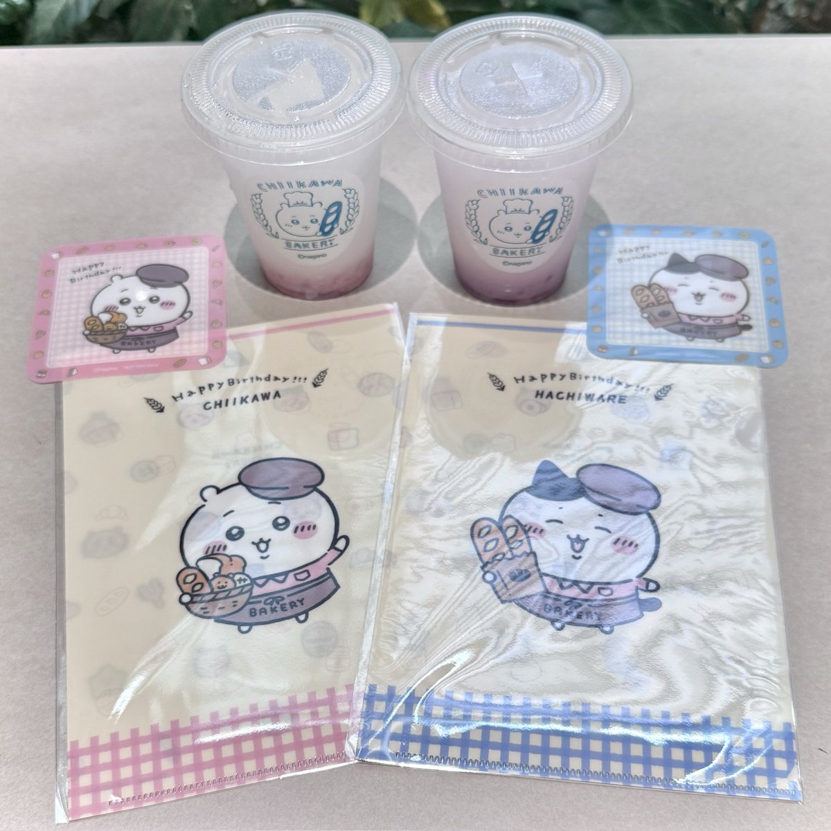 noumenhanako's tweet photo. 昨日はベーカリーでハピバちい活🎉
豪華パンは売り切れで買えなかったけどお誕生日パンも新動画もノベルティも可愛くて幸せでござった

 #ちいかわベーカリ���
#ちいかわ生誕祭
#ハチワレ生誕祭
#ちいかわ生誕祭2026 https://t.co/zQegQCxdNS