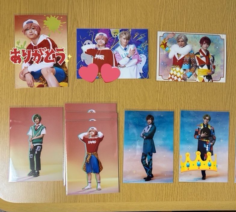 TrZqb's tweet photo. 【交換】エーステ SPRING&amp;SUMMER 2026 ランダムブロマイド ランブロ 
譲→画像参照1、2
求→アップ　九門、三角、真澄、綴

最優先→ランブロアップ綴　真澄

譲千景、至&amp;綴は最優先との交換か3〜
椋&amp;一成は最優先か2〜の交換のみ

5/2ソワレ前後5/3手渡しのみ https://t.co/CruYmpO3JN