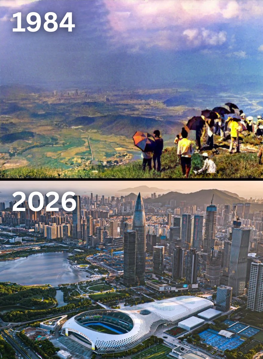 Africans, look at the number of years it took for China to go from this to that. Now compare it to your age. With the right system of governance, your country can rapidly develop too. But not with those two clown political parties in the nonsense you call democracy.