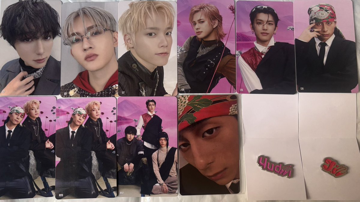 ari_2121_'s tweet photo. INI NEW YEAR POPUP STORE 2026
ポップアップ トレカ ピンバッジ 7000円

【譲】尾崎.田島.木村￤127 
松田.髙塚.西￤126
R￤117.119
7000円￤西
ピンバッジ￤佐野.松田

【求】許　R125.126

条件の良い方優先
お心当たりのある方はお気軽にお声かけください。郵送希望

#INI交換 #INI譲 #INI求 https://t.co/l9kMAYqKwS