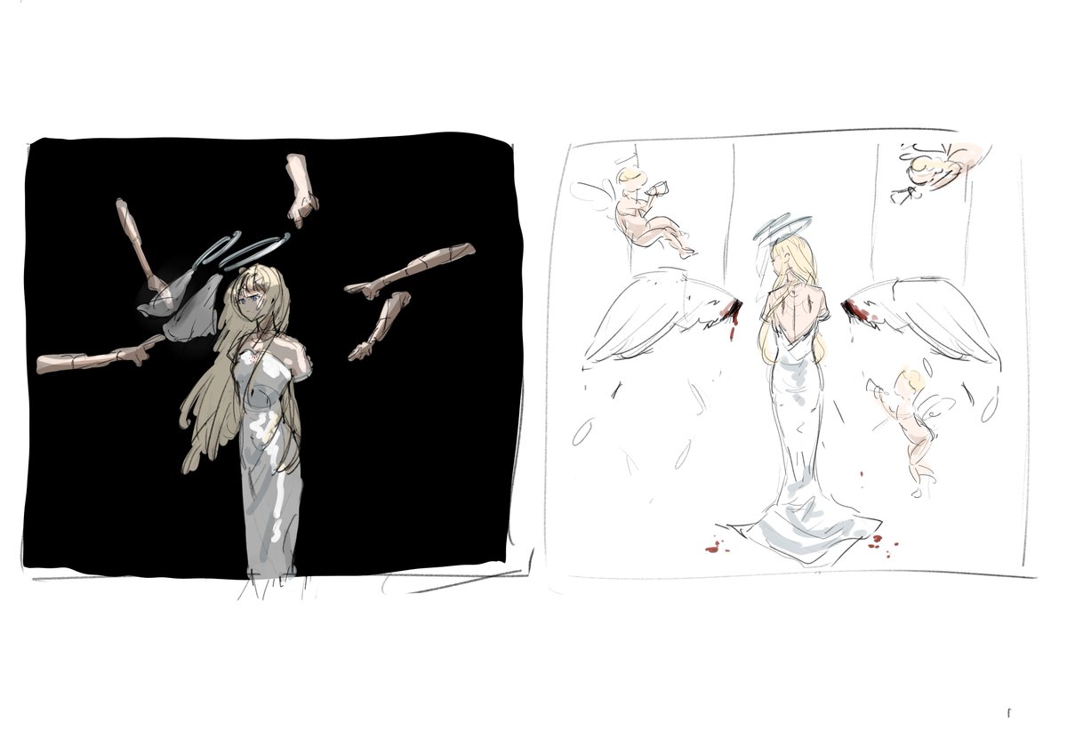 Dacapo_illust's tweet photo. オリキャラ、もうちょっと設定詰めていきたいな

グロ注意よ https://t.co/MztKZNP574