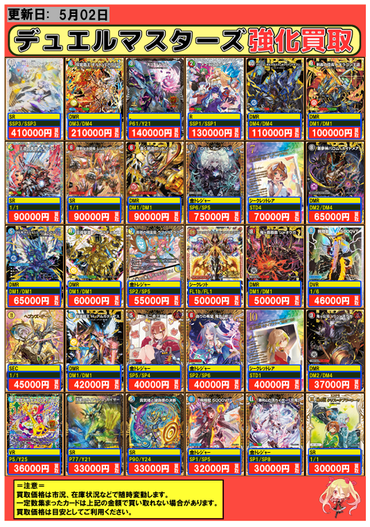 デュエルマスターズ #デュエマ 買取 ＃横浜 5/2 「祝」の頂
