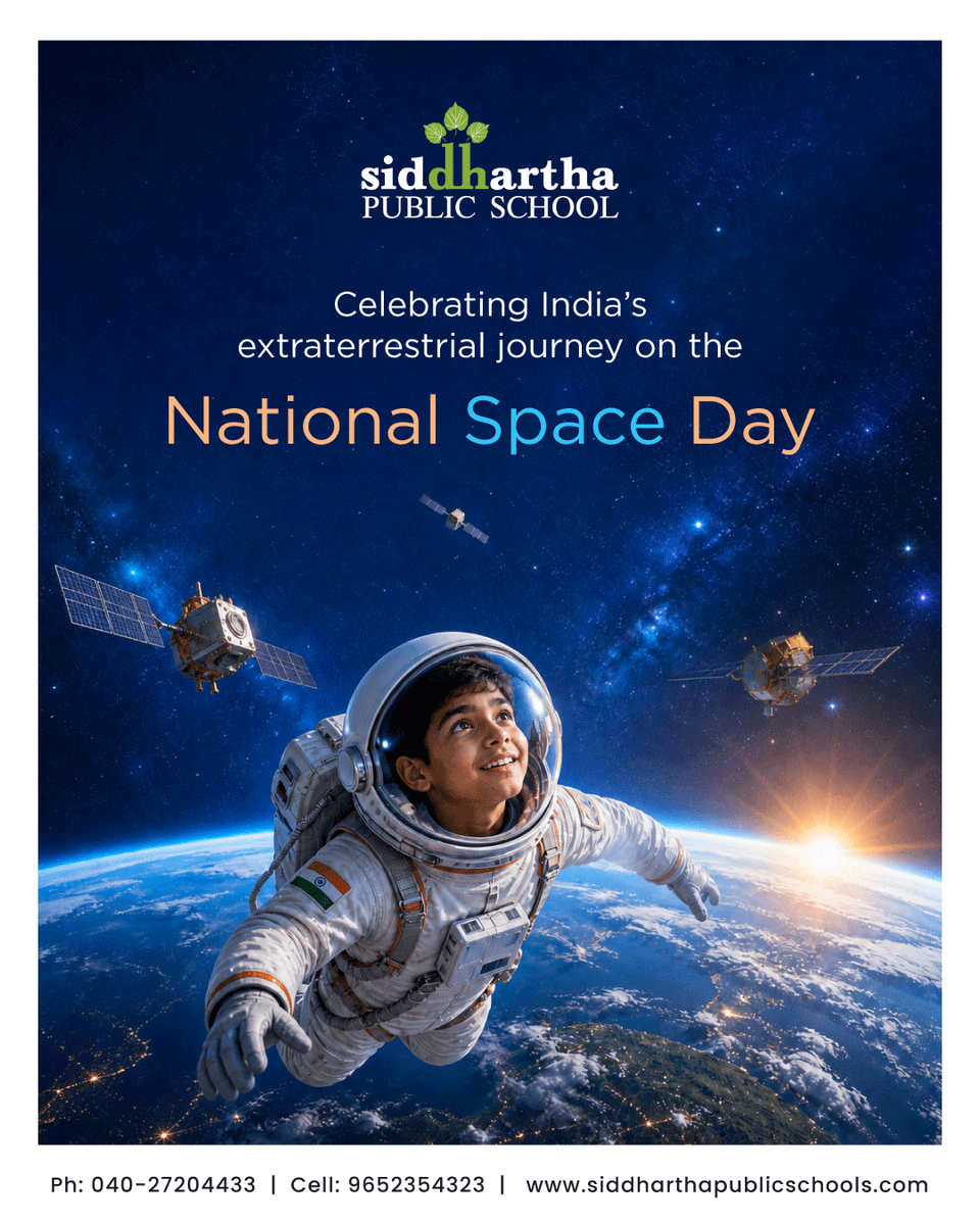 SPSBoduppal's tweet image. National Space Day!
Celebrating India’s extraterrestrial journey on the National Space Day.

#SpaceDay #Space #NationalSpaceDay #SpaceDay2026