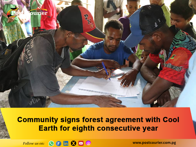 postcourierlive's tweet image. #NATIONAL: The Sololo community in Milne Bay Province has signed its forest agreement with non-government organisation Cool Earth for the eighth consecutive year.

Read full article here: ( postcourier.com.pg/community-sign… )