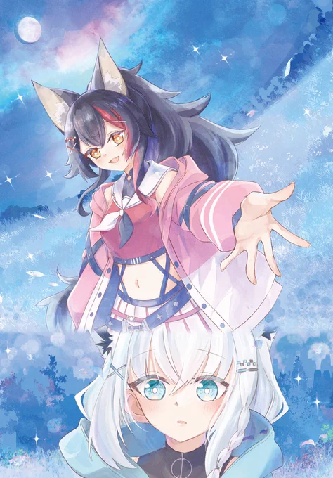新刊挿絵描かせていただきました 事前に読ませていただきましたが、描写が素敵で良質なてぇてぇを摂取できますフブミオテェテェ⊂二二二( ^ω^)二⊃ブーン 是非お手にとってください!