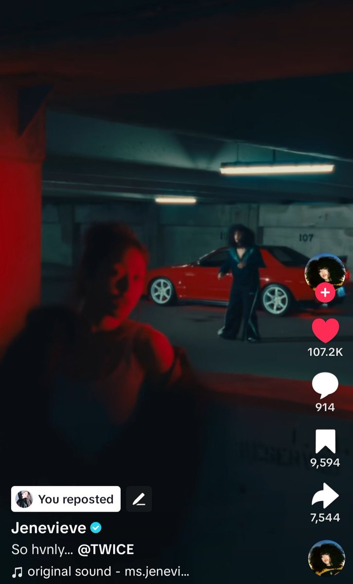 Hvn High remix with Jihyo teaser uploaded by Jenevieve on tiktok surpassed 100k likes! It is already the second most liked tiktok on her account🔥 

Keep engaging❗️
vt.tiktok.com/ZS9aGJUT7/