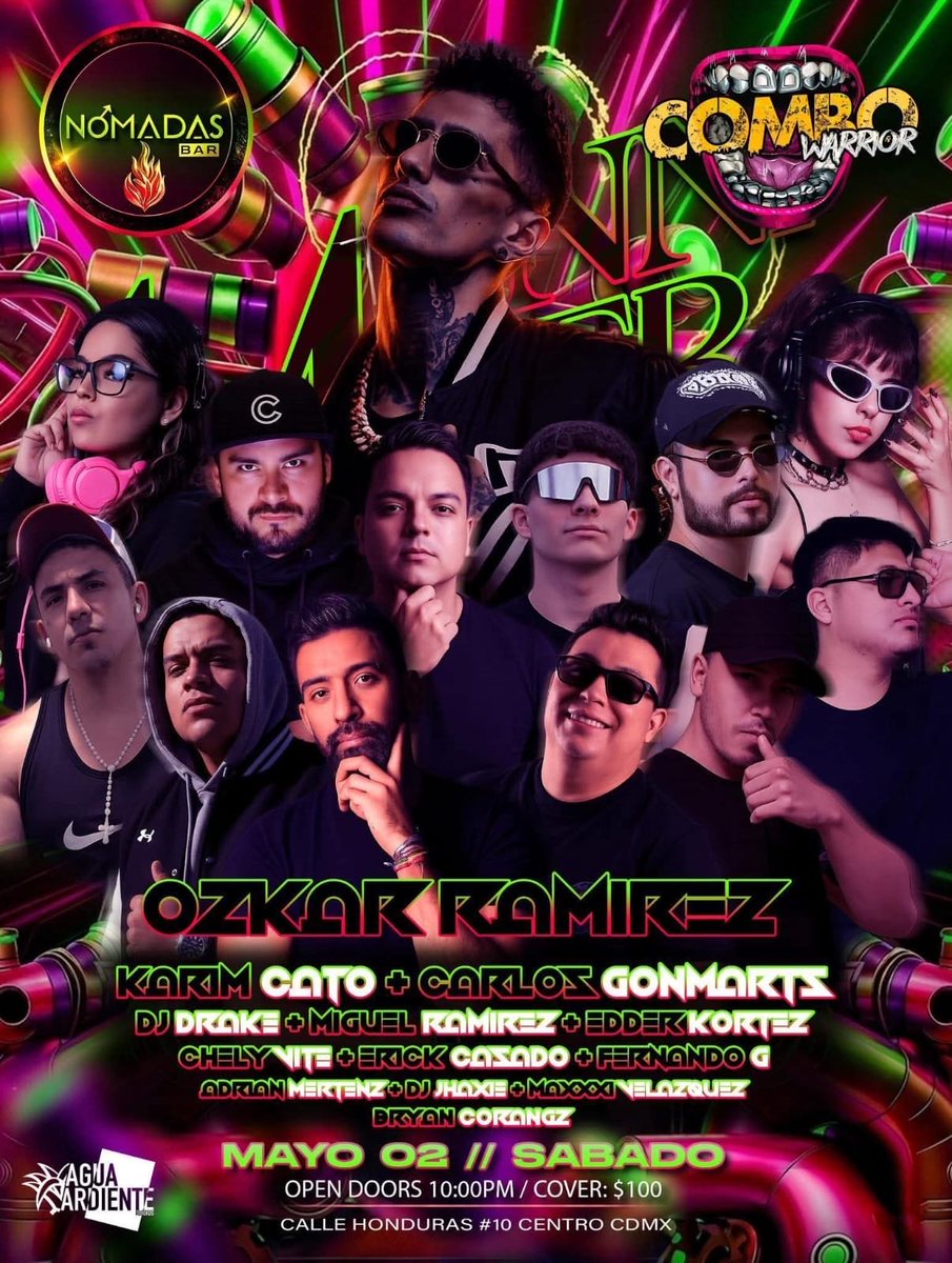 NomadasBar's tweet photo. Más de 15 DJ’s. Una sola noche. Demasiado ritmo para portarse bien… ¿vas a resistir o te vas a perder en Nómadas? 😈 https://t.co/bKJ4C9Sxzi