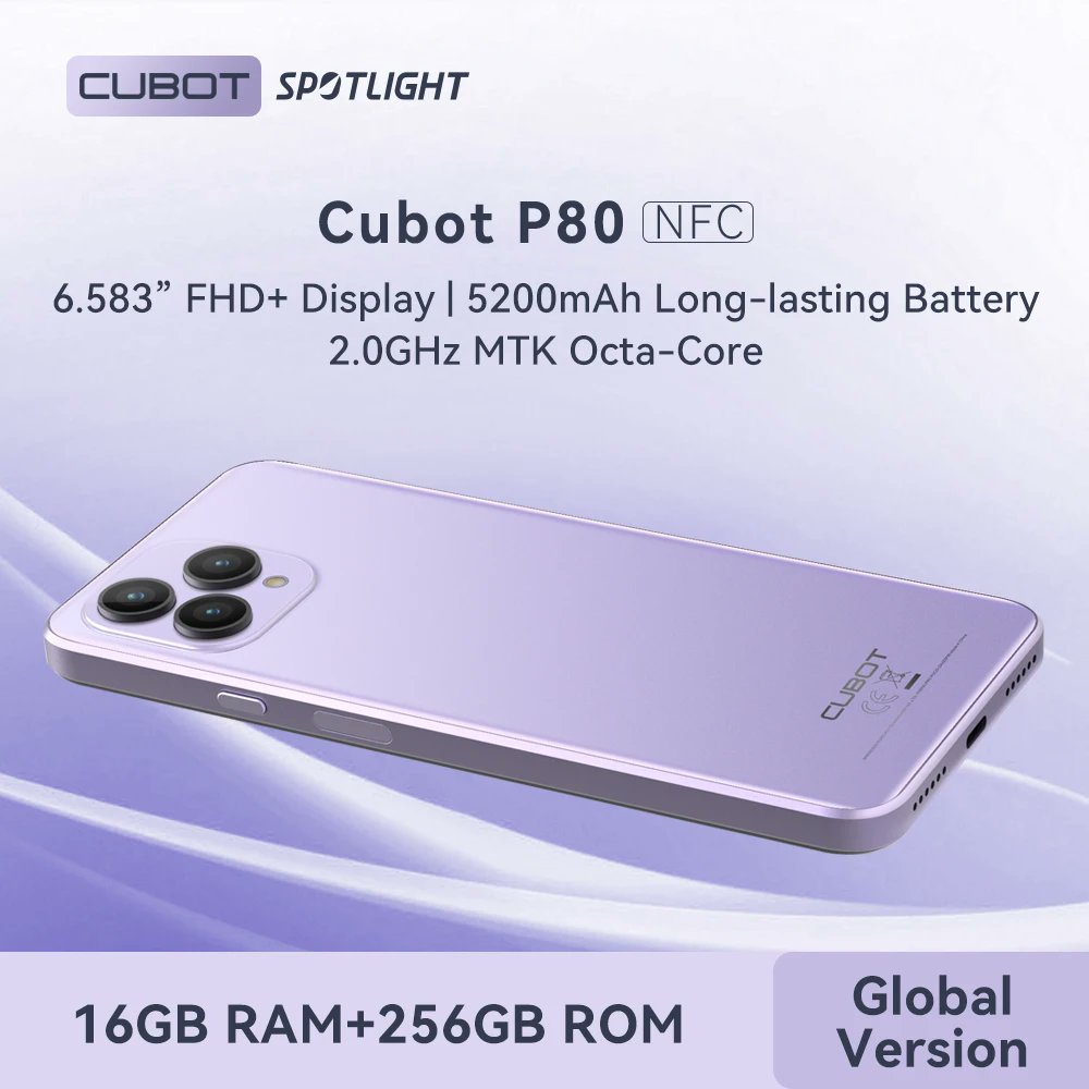 aliexpressbdeal's tweet image. 0 / 
BIG Promotion #11.11 #blackfriday #cybermonday !!!
Cubot P80, Global Version Smartphone Android, 8GB RAM, 256GB ROM, NFC, 6.583 Inch FHD+ Screen, 48MP+24MP, Android 13, 5200mAh

Purchase link: s.click.aliexpress.com/e/_c4kPetQB

Make your order quickly or add to