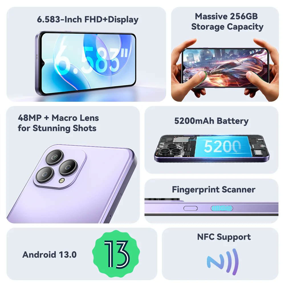aliexpressbdeal's tweet image. 0 / 
BIG Promotion #11.11 #blackfriday #cybermonday !!!
Cubot P80, Global Version Smartphone Android, 8GB RAM, 256GB ROM, NFC, 6.583 Inch FHD+ Screen, 48MP+24MP, Android 13, 5200mAh

Purchase link: s.click.aliexpress.com/e/_c4kPetQB

Make your order quickly or add to