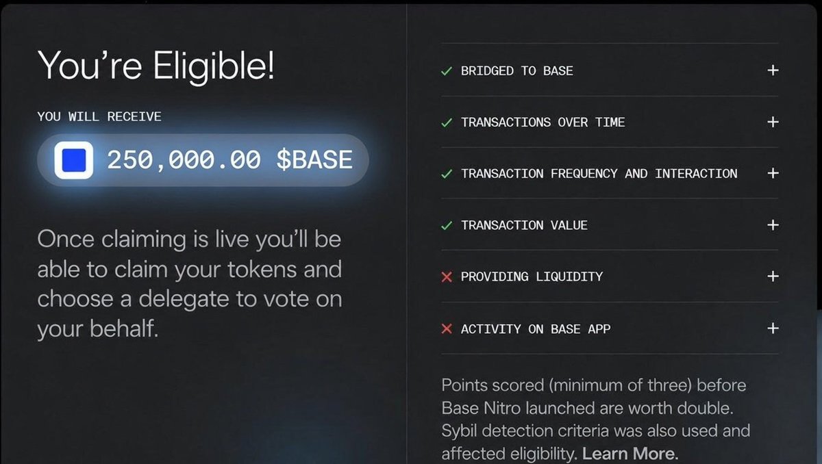 What are you doing to be eligible for $BASE airdrop?