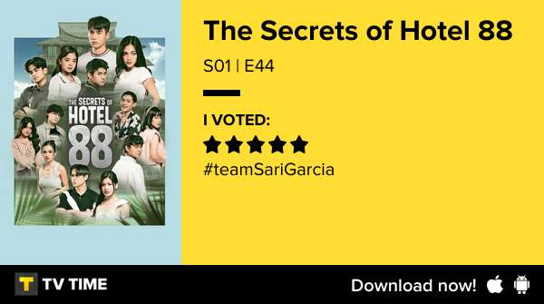 byronbelen's tweet image. #NowWatching The Secrets of Hotel 88 S01 | E44: Return to Service #TheSecretsOfHotel88 #tvtime