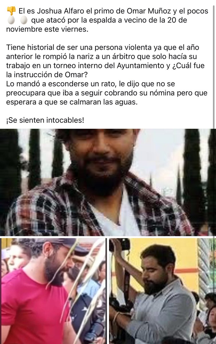 Él es Joshua Alfaro, primo del alcalde de Cuatláncingo Omar Muñoz.
Su fama de violento es conocida.
Su fama de extorsionar a los conductores en los alcoholímetros va creciendo.
Su fama de ser protegido del alcalde también es conocida.

Es un buen muchacho, se está volviendo