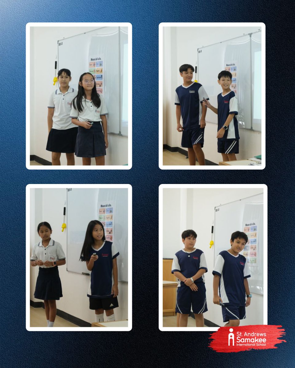 sassamakee's tweet image. 🇪🇸✨ Year 6 confidently presented in Spanish—sharing Latin American dishes, explaining ingredients, and offering tastings. Fantastic effort and language skills! 🌟🍽️

#StAndrewsSamakee #Year6 #SpanishLearning #LanguageInAction