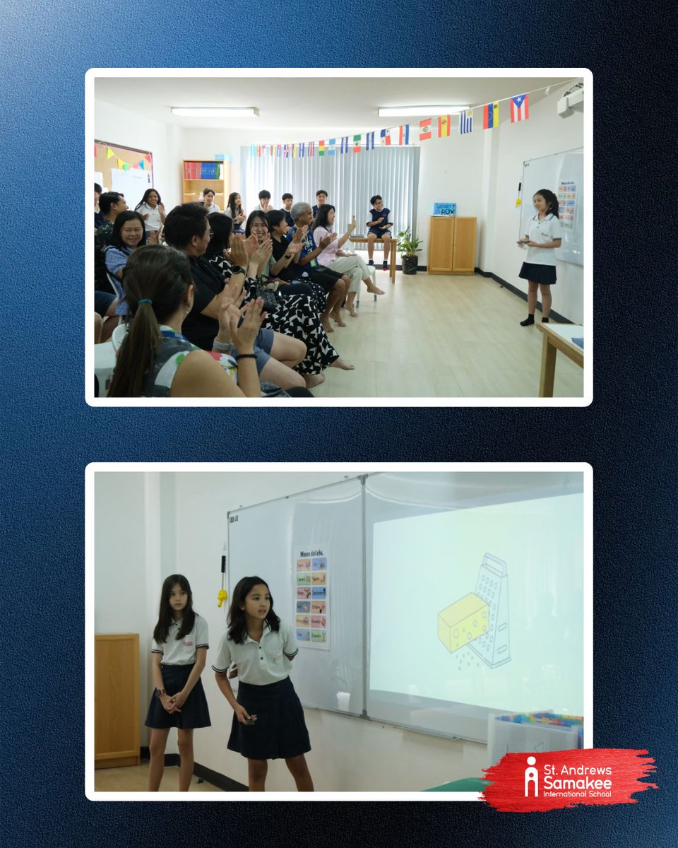 sassamakee's tweet image. 🇪🇸✨ Year 6 confidently presented in Spanish—sharing Latin American dishes, explaining ingredients, and offering tastings. Fantastic effort and language skills! 🌟🍽️

#StAndrewsSamakee #Year6 #SpanishLearning #LanguageInAction