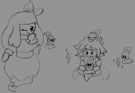 Wackymaddoktor's tweet photo. @KirboGamez I haven't forget to draw Lulu in my style, or to be more specific, doing a interaction with her, and also boozus as well :D
[Better late than never !]

(+ An extra interaction on you) https://t.co/BjHLp1ZNa6