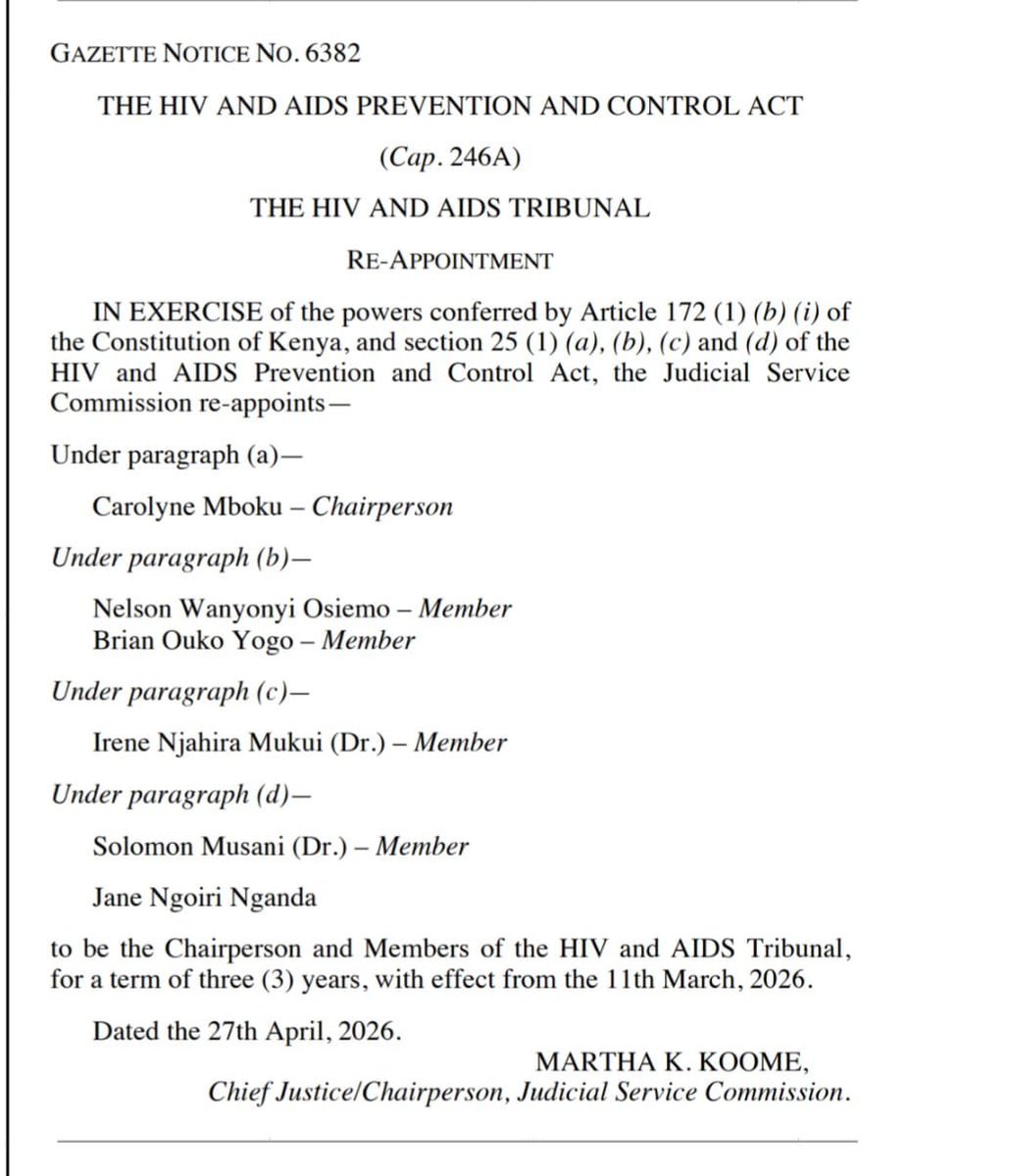 HIV & AIDS TRIBUNAL tweet media