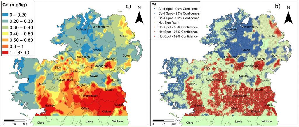 gp_pulipaka's tweet image. Investigation of Spatially Varying Relationship Between Cadmium Accumulation and Potential Controlling factors in the Topsoil of Island of Ireland Based on Spatial Machine Learning Approach! #BigData #Analytics #DataScience #AI #MachineLearning #IoT #IIoT #PyTorch #Python #RStats