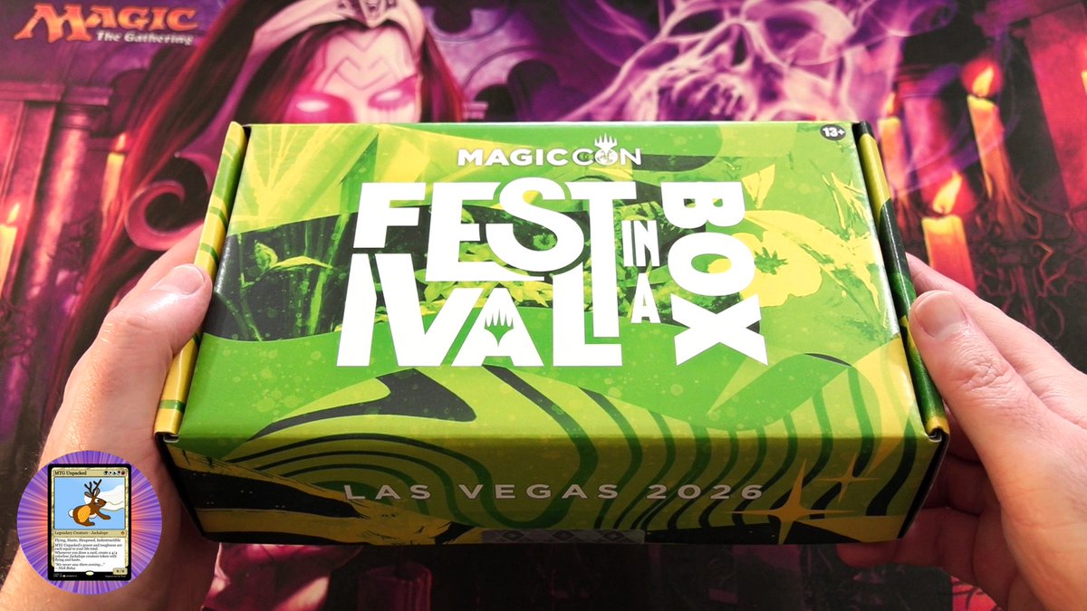 mtg_unpacked's tweet image. MTG Secret Lair Las Vegas 2026 Festival in a Box Opening! #mtg #magicthegathering #magictcg #magic #secretlair