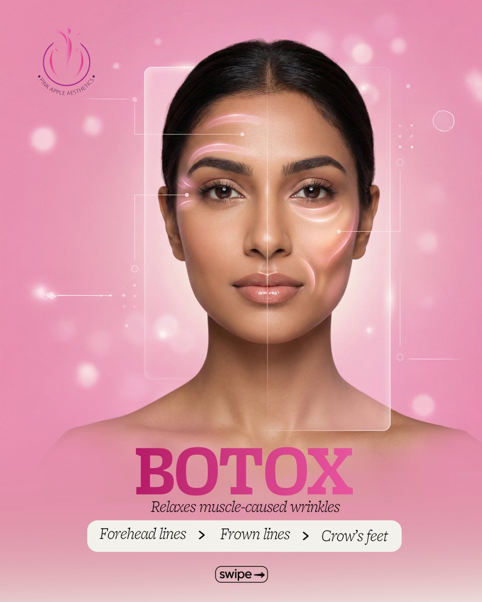 PinkyAesthetics's tweet image. Wrinkles or volume loss? 🤔
Not all aging concerns are the same—and neither are the treatments.

Choosing the right one makes all the difference in achieving natural, balanced results.

👉 Swipe to understand what your skin really needs.

#PinkAppleAesthetics #Bangalore #Botox