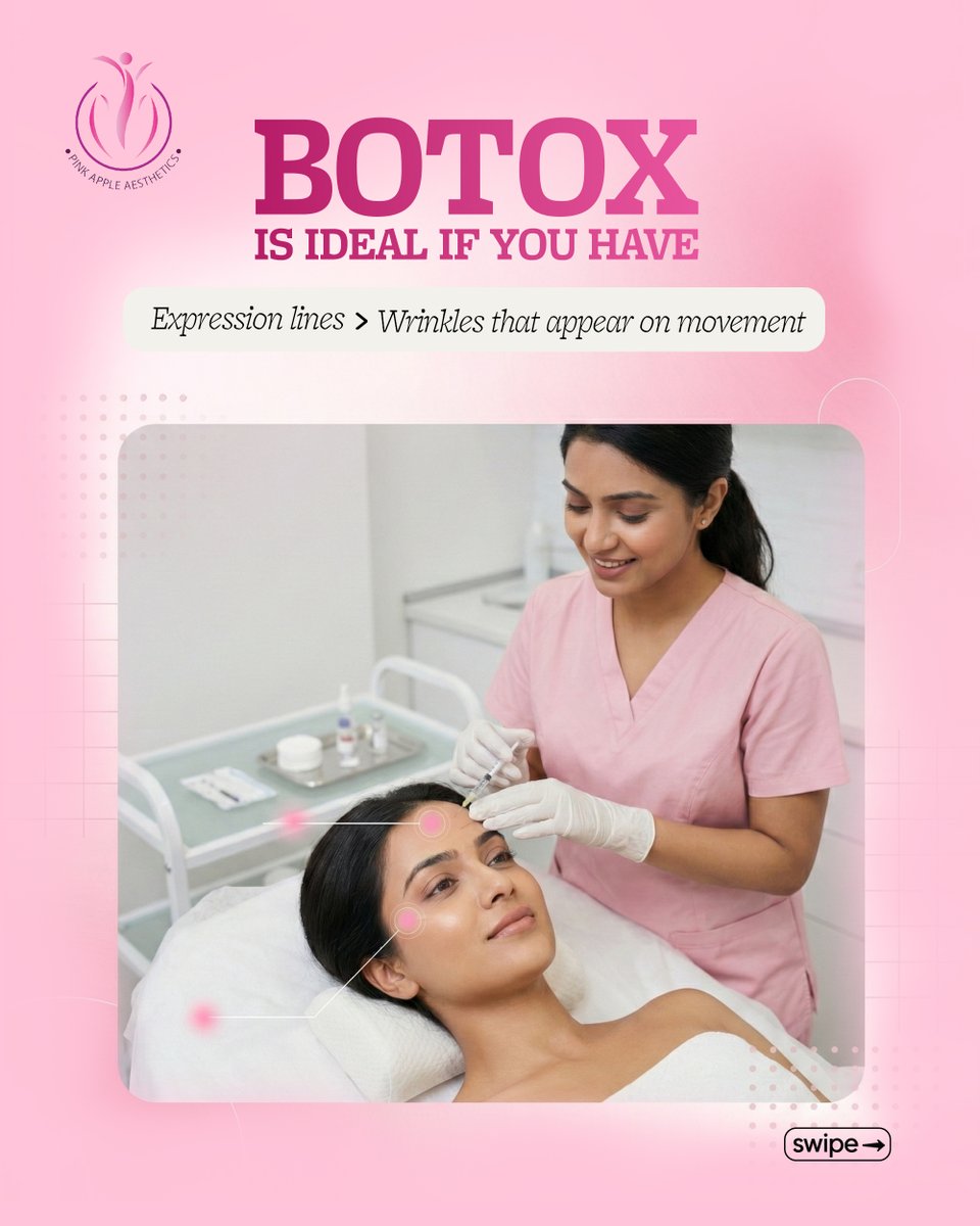 PinkyAesthetics's tweet image. Wrinkles or volume loss? 🤔
Not all aging concerns are the same—and neither are the treatments.

Choosing the right one makes all the difference in achieving natural, balanced results.

👉 Swipe to understand what your skin really needs.

#PinkAppleAesthetics #Bangalore #Botox