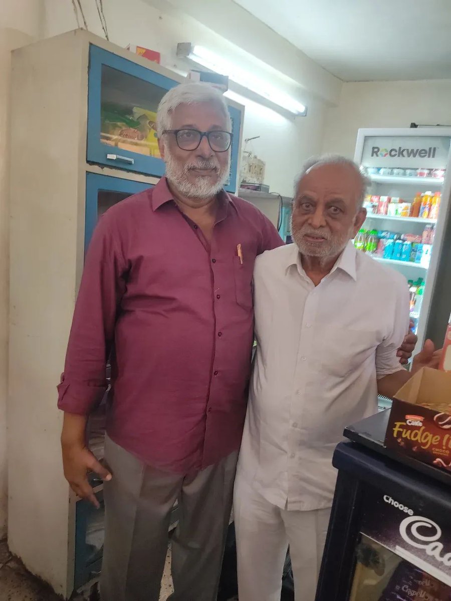 mathewjosephc1's tweet image. With Gopalan Chettan at #JNU