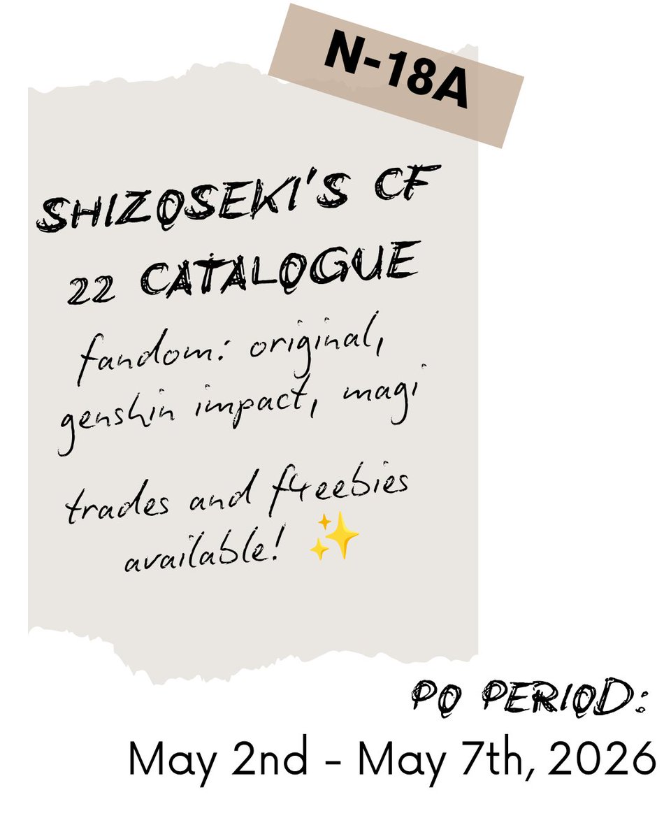 志ぞ • shizo | CF22 N18a OTUUSSSS tweet media