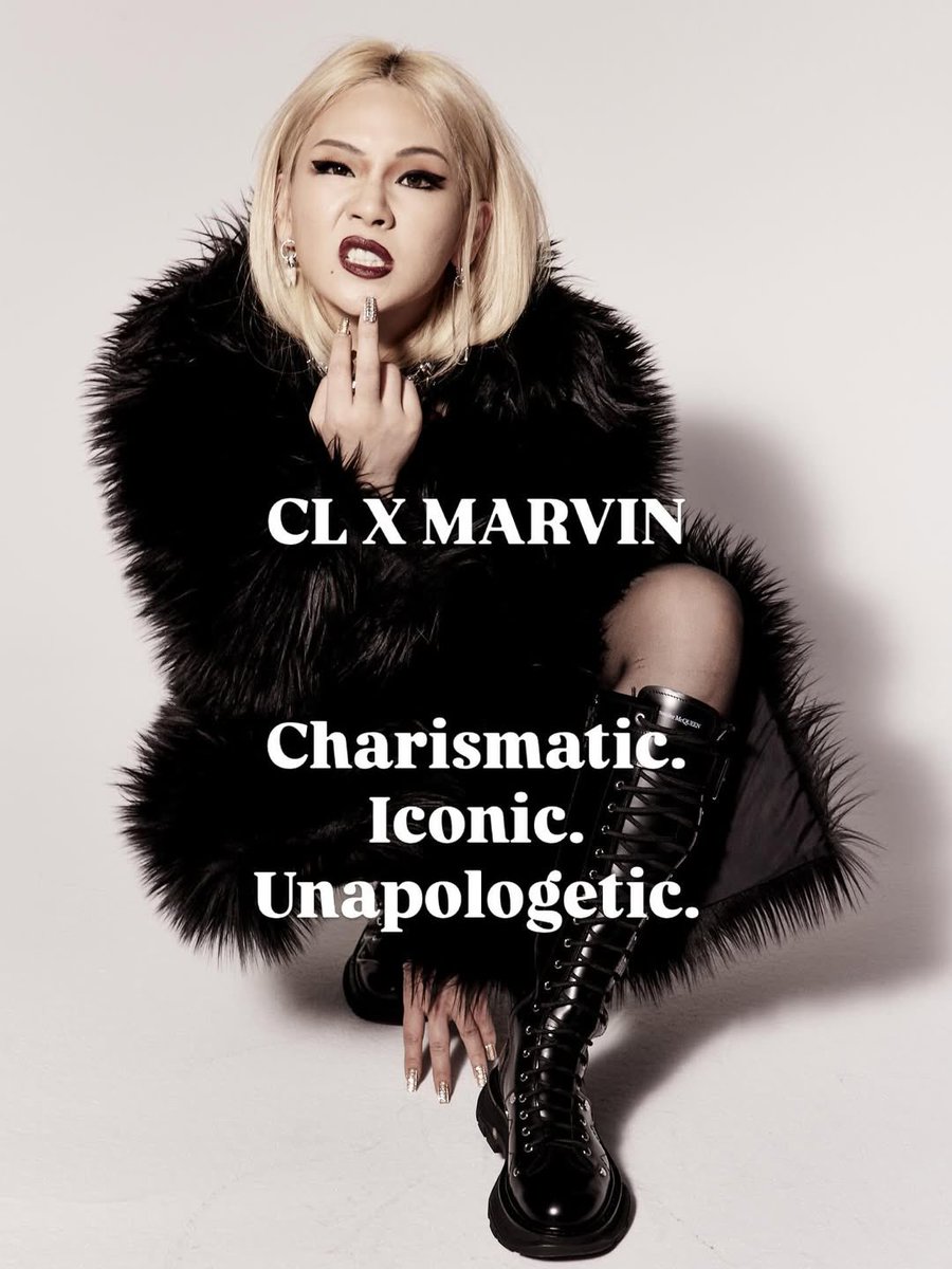 lchaerinvids's tweet photo. MARVIN releases unseen photos from CL’s issue 4 cover shoot

Charismatic. Iconic. Unapologetic. Rockstar CL ❤️‍🔥 https://t.co/7UMs9PyiXF