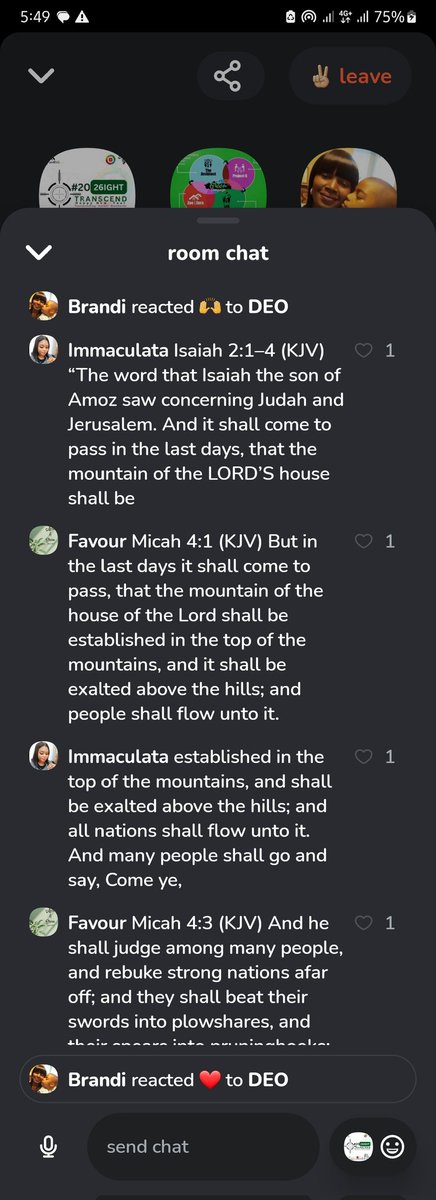 PawpPrayers's tweet image. Live Replay 📽️🎙️🎥🧭❗🔥
Yr. 5️⃣ | Day 1️⃣,7️⃣5️⃣1️⃣ of PAWP Global Prophetic Prayers. 

Join US NOW for Prayers over the 8 Pillars of Society. 

05.00am WAT Daily. 
[Since 2021]
#TheYearof6ight   
#TAEGGDAC2026
#Thanksgiving | #Asitia2026
clubhouse.com/room/Pr43lXLR?…