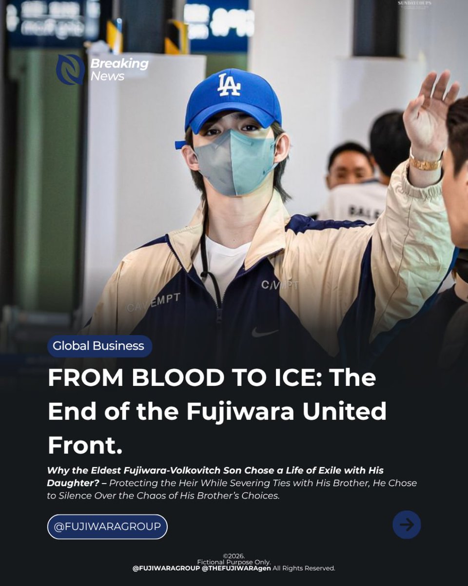 THEFUJIWARAgen's tweet photo. ⠀ ⠀
 ⠀ ⠀
𝑩𝑹𝑬𝑨𝑲𝑰𝑵𝑮 𝑵𝑬𝑾𝑺.

 ⠀ https://t.co/QAX3yoCTiJ