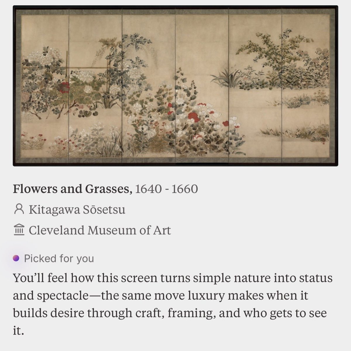 0xnichy's tweet photo. each day, i’m delighted by all the quotes, essays, and art @LightpageApp suggests in relation to things i’ve been thinking about. 

it’s like your cool friend expanding your horizons. 

relevance is king. 

capped at 3 per day makes it digestible/habit forming. https://t.co/ZCdOg8KIN2