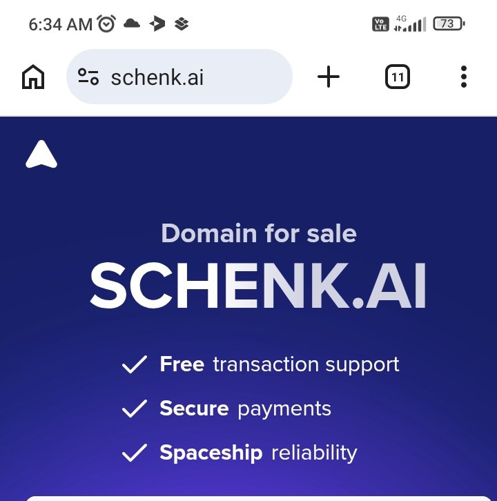 wwwyogeshjaisw1's tweet image. Schenk.AI is for sale #DomainForSale #domainnames #Ai #AIart  #IoT #ChatGPT #AGI #Tech  #Technology #startups  #aiartist #LLMs #chatbot #Business #domain #Agentic #AIAgent #AIAgents  #schenk
