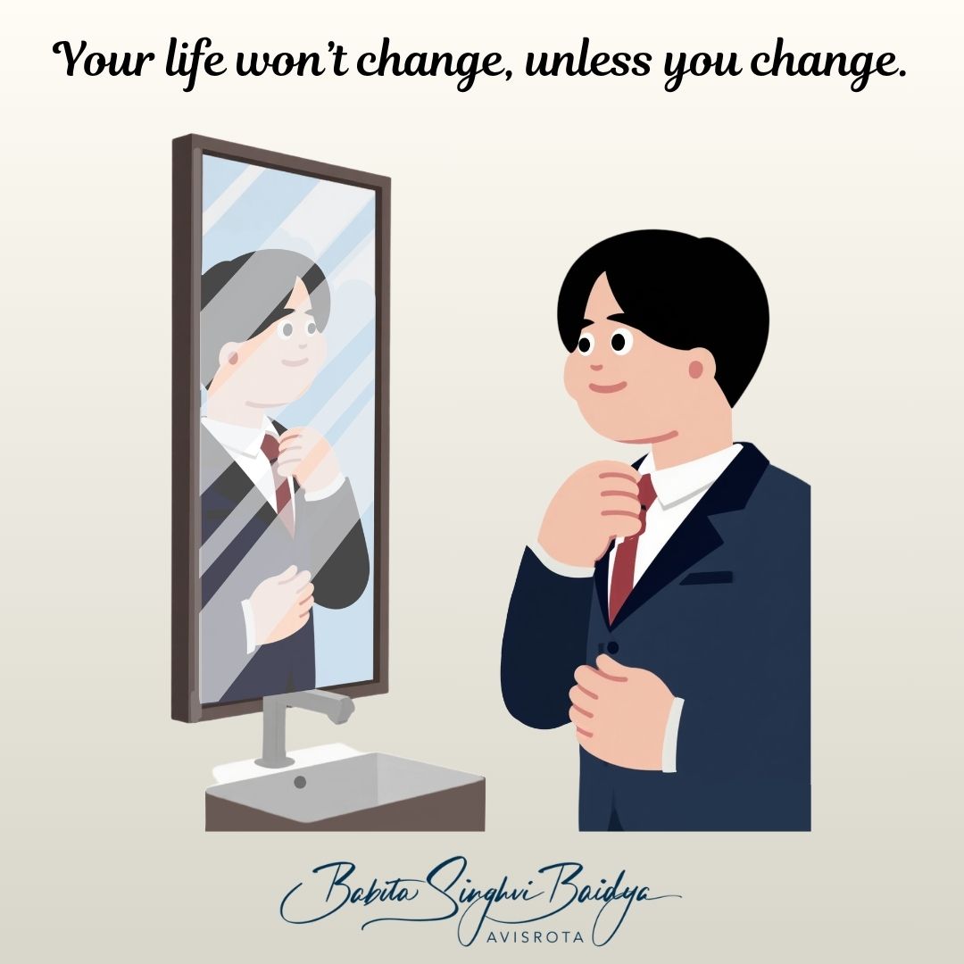 babita_baidya's tweet image. It means your life improves only when you take action to change your habits, mindset, or decisions. If you keep doing the same things, you will get the same results. Change starts with you. 

#babitasinghvibaidya #avisrota #lifecoach #manifesting #highervibrations