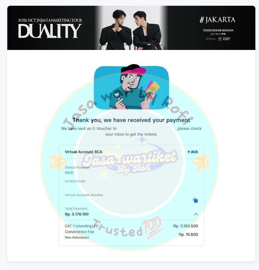 JASTIP TIKET KONSER-ʙʏ Rofi tweet media