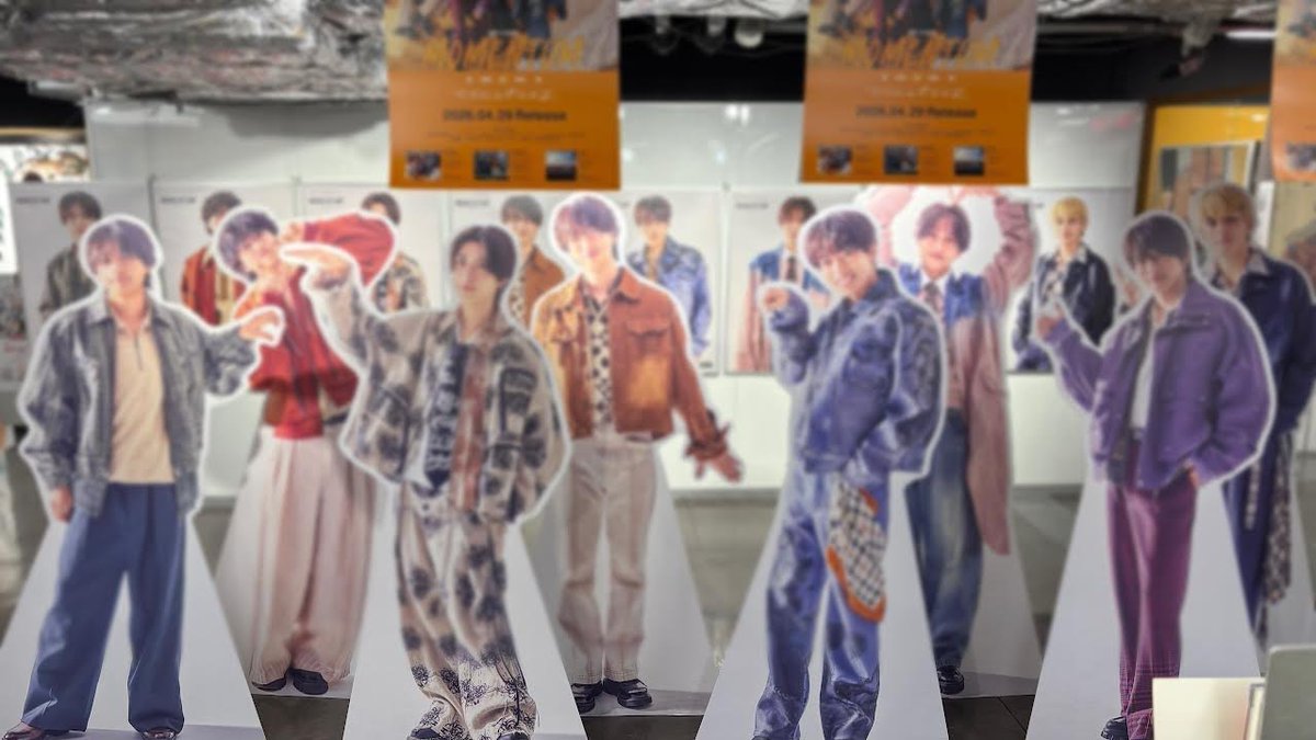TOWER_Fukuoka's tweet image. 【#timelesz】

New Album
『#MOMENTUM』好評販売中!!🌟

📣発売記念施策📣
🧡ソロポスター掲出
🧡ソロ等身大スタンディ設置
🔗tower.jp/article/featur…

壁面フォトスポットも設置中✨

🗓️掲出期間🗓️
4月28日(火)～5月4日(月)
#timelesz_MOMENTUM