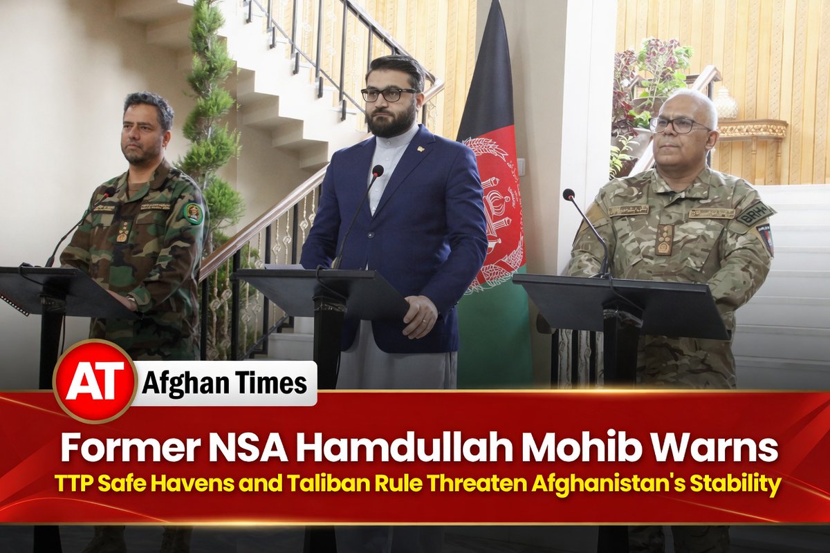 Former NSA Hamdullah Mohib Warns TTP Safe Havens and Taliban Rule Threaten Afgha...
