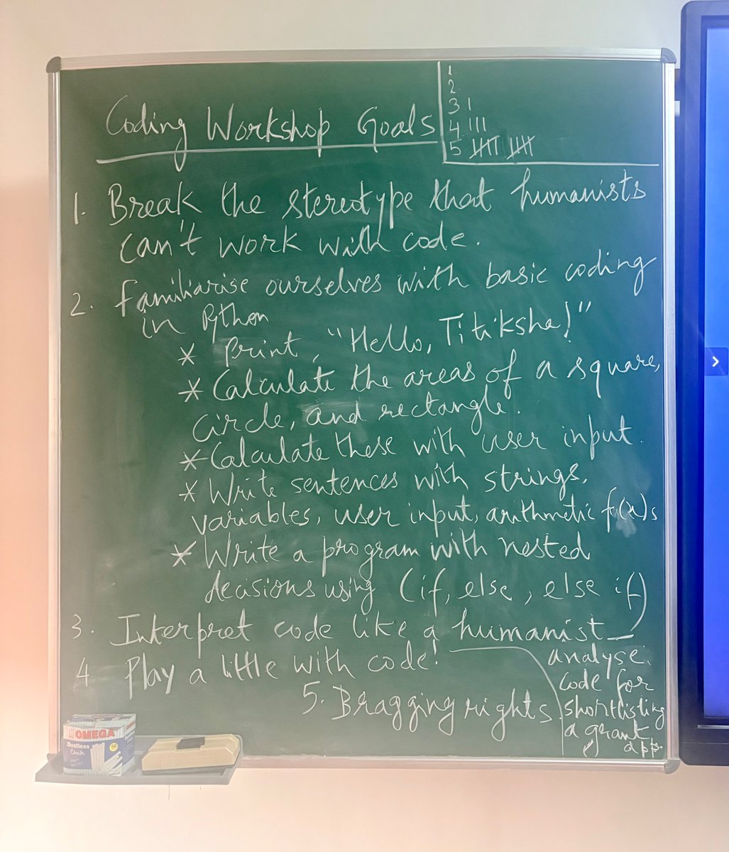 ChawlaSwati's tweet image. Coding for #Humanists?

Last year, at the start of our foundation course, Digital Presents, for the newly launched #DigitalHumanities major at the @JGU_JSLH (#DHatJSLH), I asked my students whether we should learn to code.

As #DigitalHumanities programs begin to take shape in