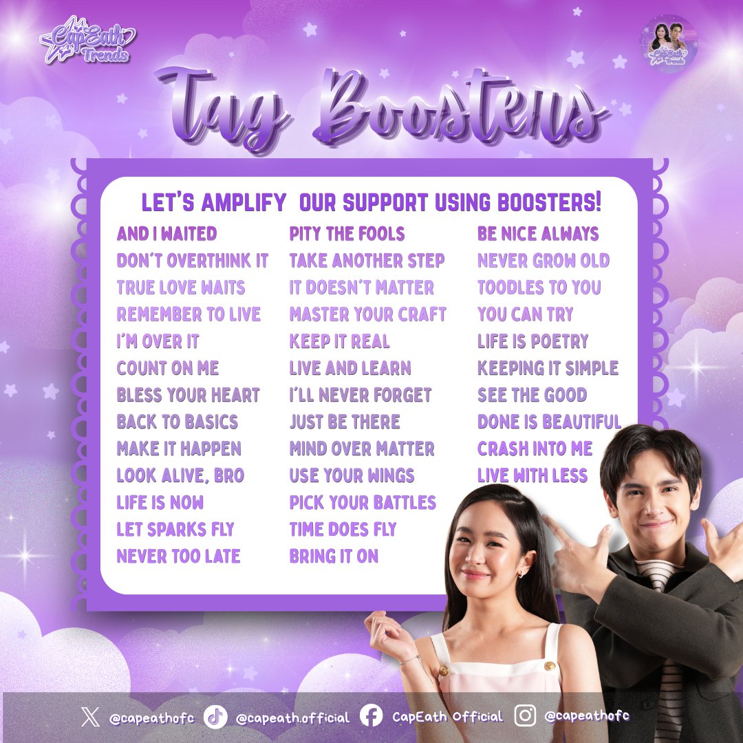 TEAM CAPEATH TRENDSETTER 💜 tweet media