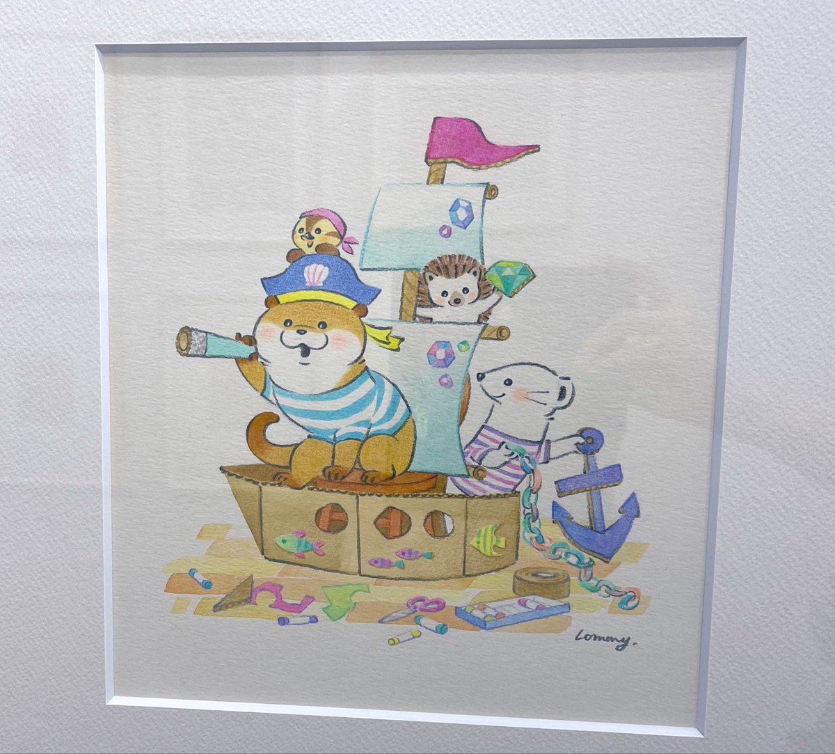 nunkatu's tweet photo. 原画展行ってきただぬ〜❣️
ついでに帰りに原宿ギディランドにも寄れてGW初日大満足なぬん活でした🙌✨
撮影もOKで大変ありがたかったです🙏
#可愛い嘘のカワウソ https://t.co/RVrYlHTAoQ