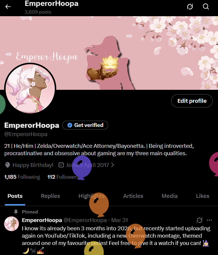 EmperorHoopa's tweet photo. 22! 😊🥳🎂 https://t.co/EFCDP3Dzpz