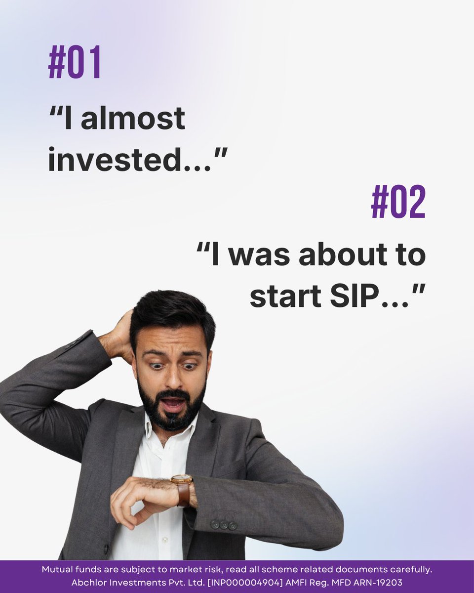 investonline_in's tweet image. Tum se bhi miss ho gaya kya? 

Aaj shuru karo..

To start your SIP today, visit our website or download our App.

#InvestOnline #SIP #investment #delay #mutualfundsIndia