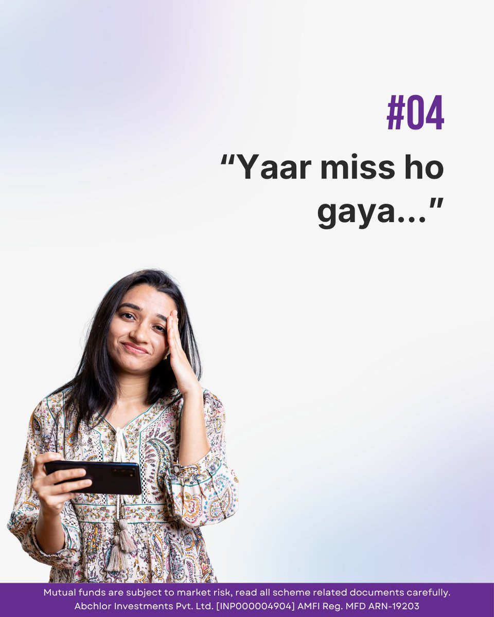investonline_in's tweet image. Tum se bhi miss ho gaya kya? 

Aaj shuru karo..

To start your SIP today, visit our website or download our App.

#InvestOnline #SIP #investment #delay #mutualfundsIndia